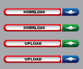 Download and upload buttons