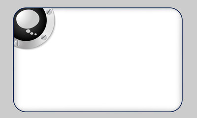 vector box for any text with speech bubble