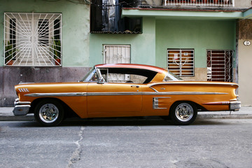 vintage Cubaanse auto