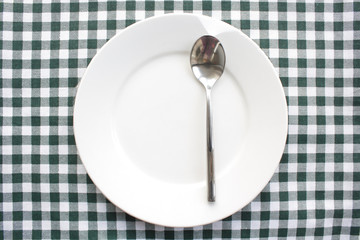 plate and spoon