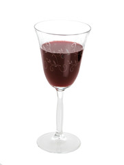 Glas Rotwein