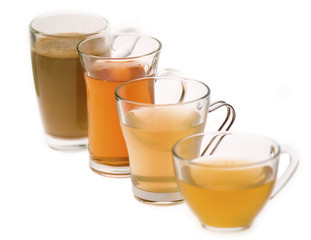 verschiedene Teesorten