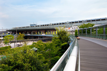 Naklejka premium 岐阜駅、北口