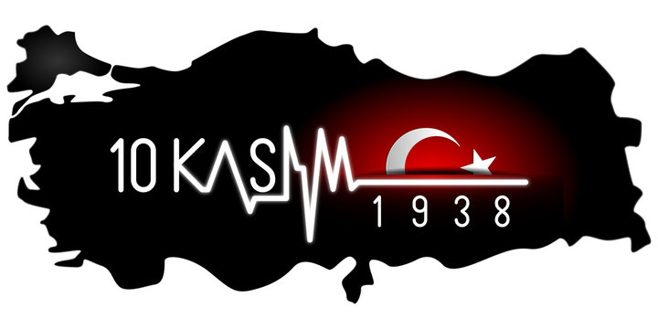 Tipografi &Ccedil;alışması; 10 Kasım 1938 T&uuml;rkiye