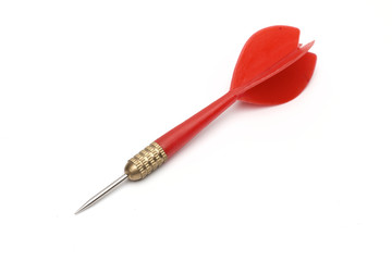 dart on the white background