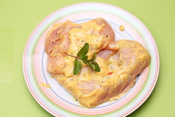 Hühnchen mit Currysoße