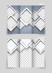 Obraz premium Tri-fold brochure template design