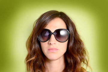 girl with sunglasses