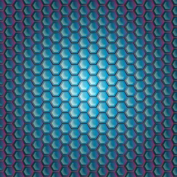 Realistic hexagonal grid background. © ilona_pitkin