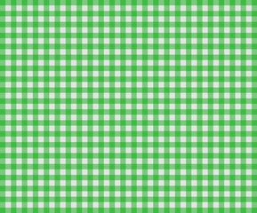 Tischdecke mit Karomuster in grün und hellgrau