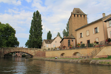 Petite France &agrave; Strasbourg (Alsace , France)
