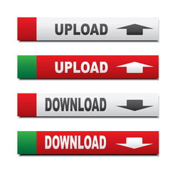 Download and upload buttons