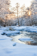 Obraz premium River landscape