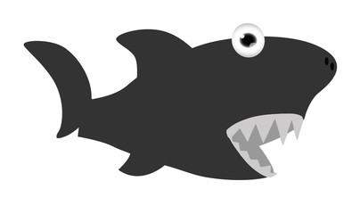 black shark cartoon