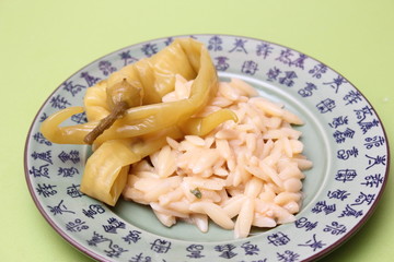 Reisnudeln mit Pepperoni