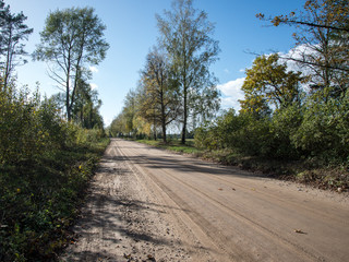 empty country road