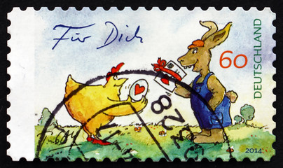 Postage stamp Germany 2014 For You, The Easter Present