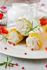 delicious stuffed paprika