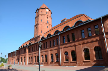 Zrewitalizowany budynek kopalni