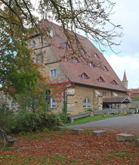 Historisches Bauwerk in Rothenburg