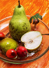 pear from the new harvest