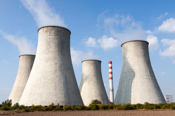 Fototapeta premium cooling towers