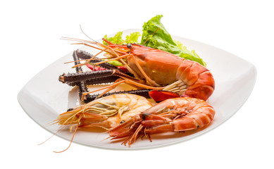 Giant Freshwater Prawn and king prawns