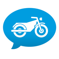 Etiqueta tipo app comentario motocicleta