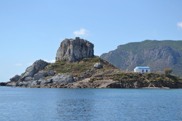Fototapeta na wymiar Island Kastri in Greece