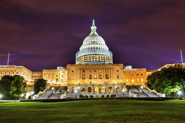 US Capitol South Side Night Stars Washington DC