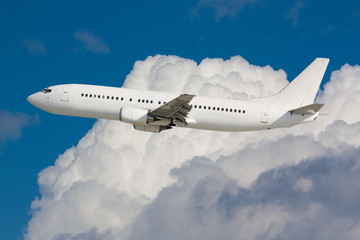 White plane
