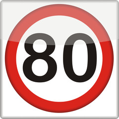 Verkehrszeichen, 80