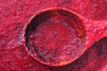 cranberry jam sweet red