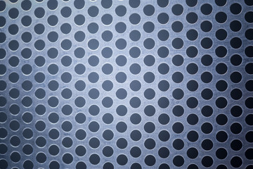 Metal background with holes