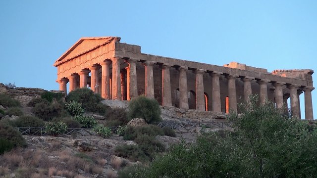 Valley of the Temples . Temple of Concordia. Sicily