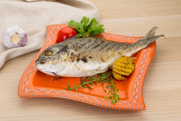 Grilled dorado