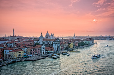 Fototapeta premium Venetian lagoon - Venice Italy