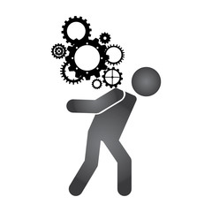 human silhouette design