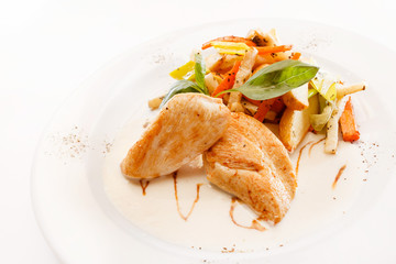 chicken with vegetables