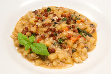 Patate risotatte – Kartoffelgulasch