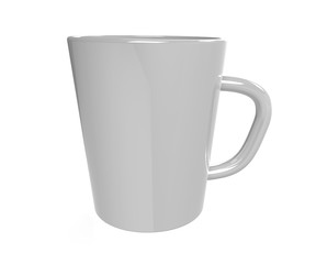 cup isolated on white