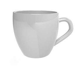 cup isolated on white