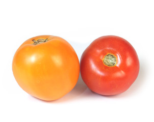 red and orange tomatoes