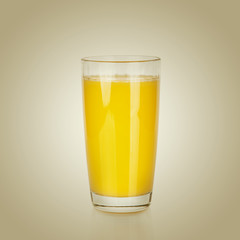 Full glass of orange juice