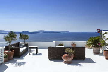 île de Santorin Cyclades Grèce