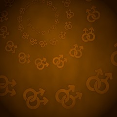 homosexual label  on vintage background