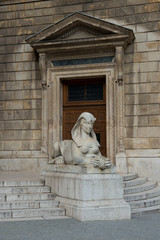 Statue at the Opera in Budapest