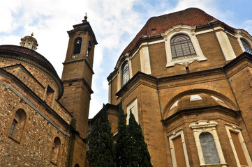 Fototapeta na wymiar Florence, church of San Lorenzo, Cappelle Medicee