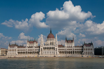 Fototapeta na wymiar The Parliament of Budapest