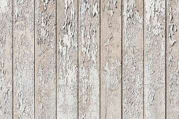Bretterwand, Holz, abblätternder Lack, Hintergrund, grunge
